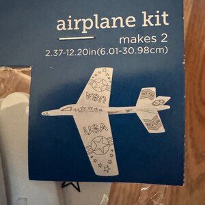 Airplane Kit Set of 2 July 4th Craft Color Styrofoam USA 13" Ages 4 & Up
